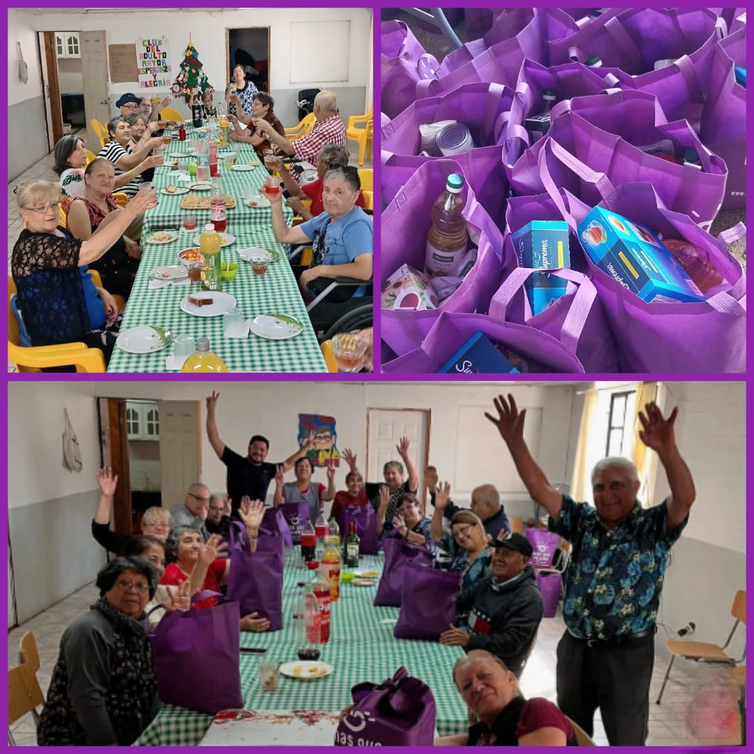 Compartiendo con adultos mayores del Club Esperanza y Alegría ( Villa Esperanza de Maipú)