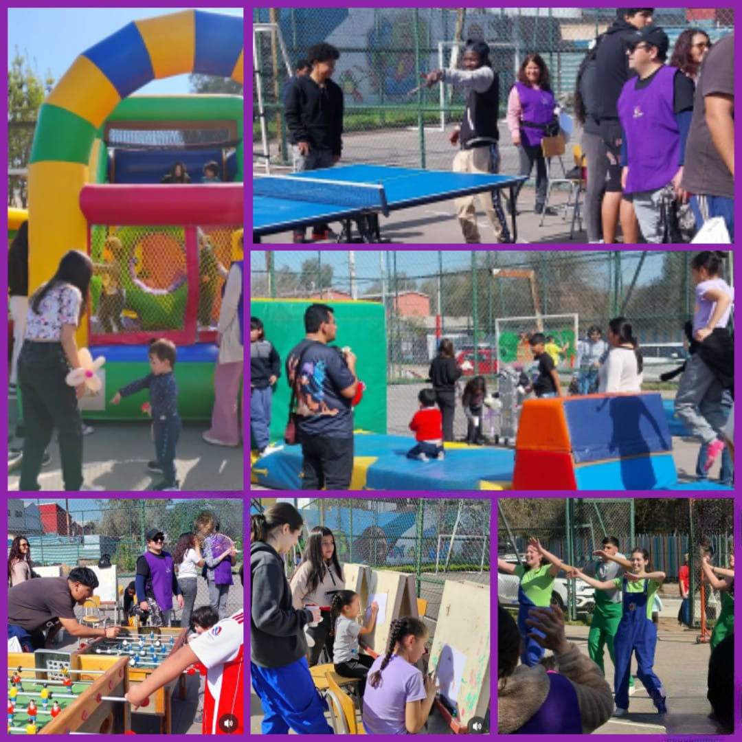 Celebrando día de la Infancia Villa Esperanza de Maipú